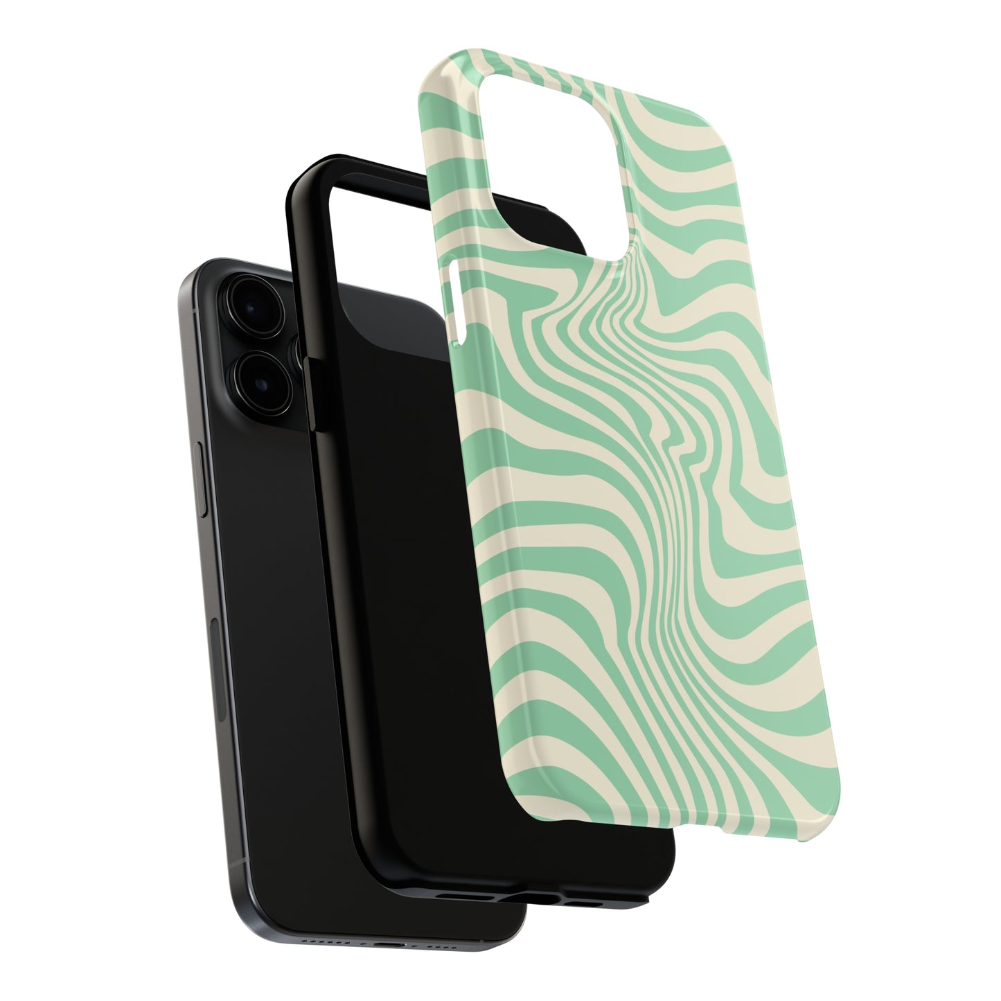 Pistachio Swirls Tough iPhone Case