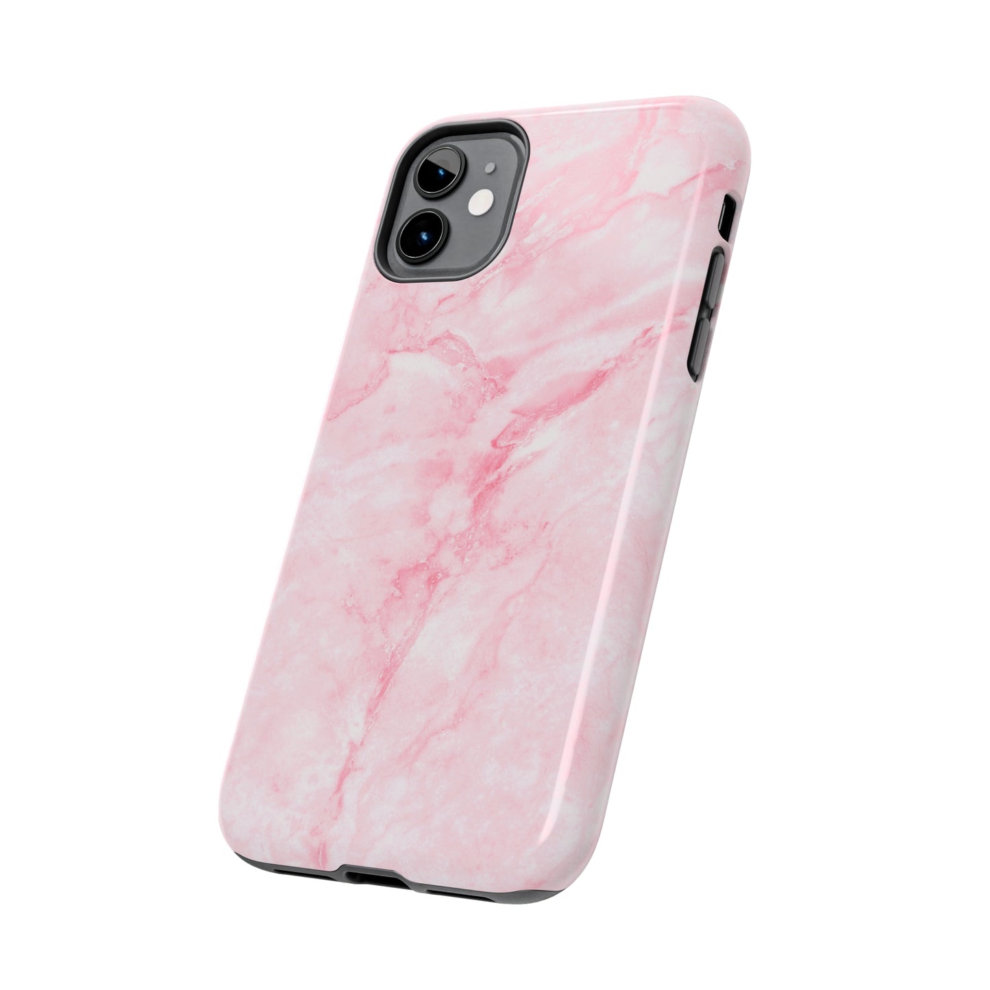 Pink Marble Tough iPhone Case