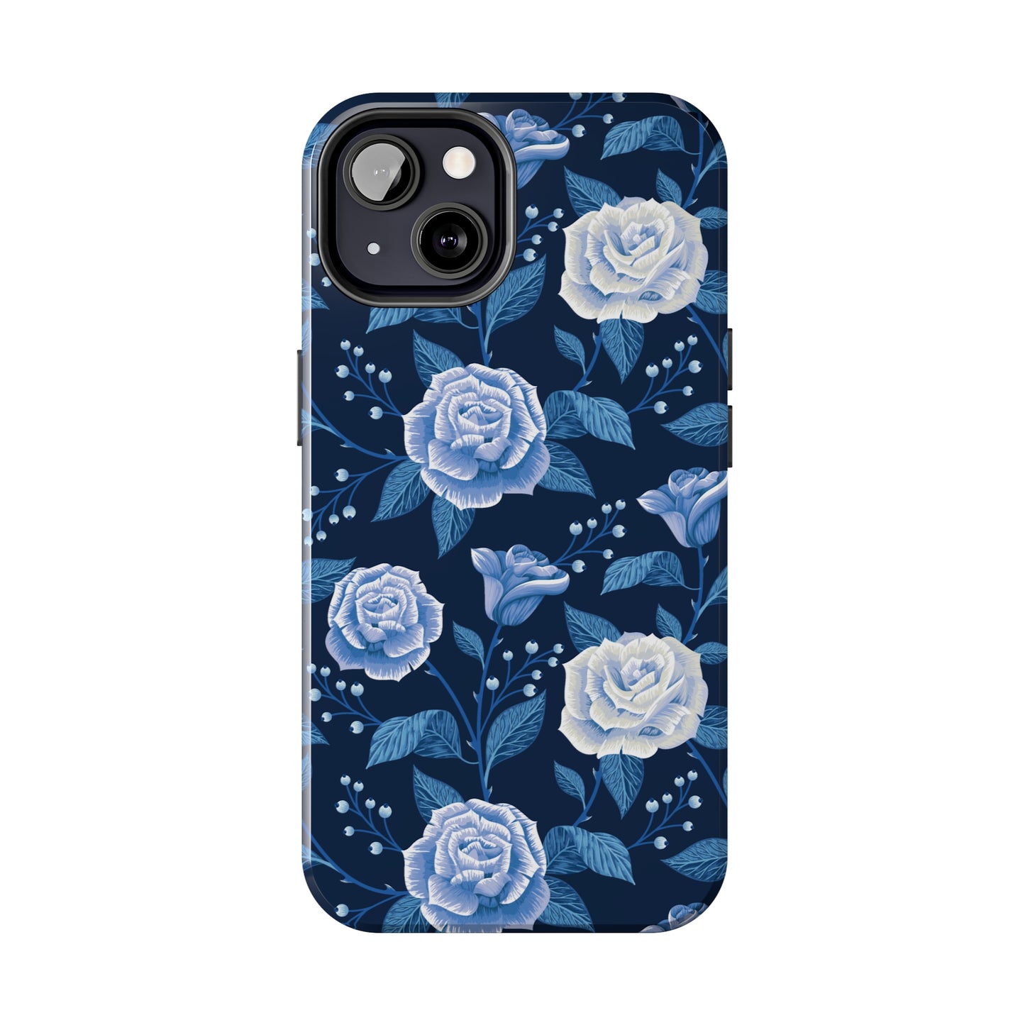 Midnight Rose Tough iPhone Case