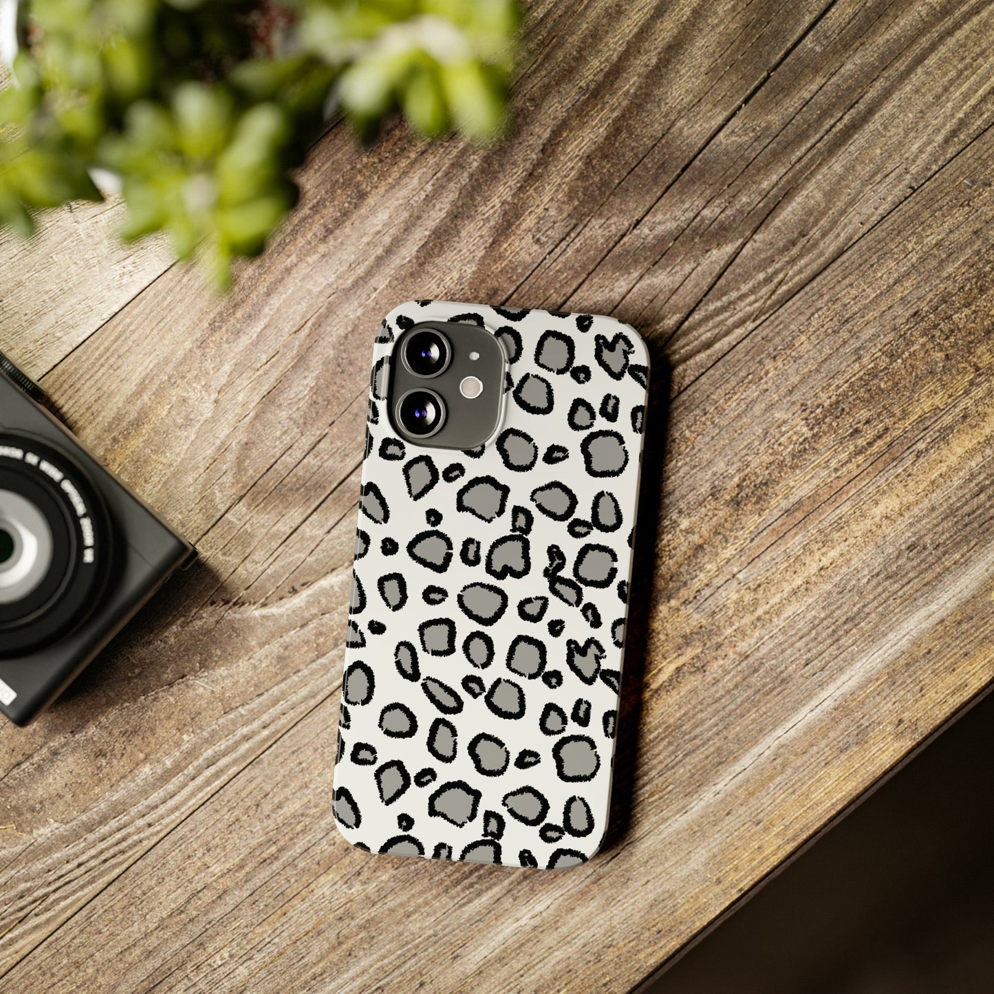 Snow Leopard Snap Case