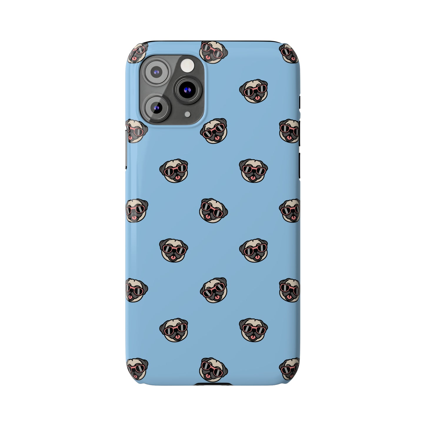 Pug Pattern Snap Case