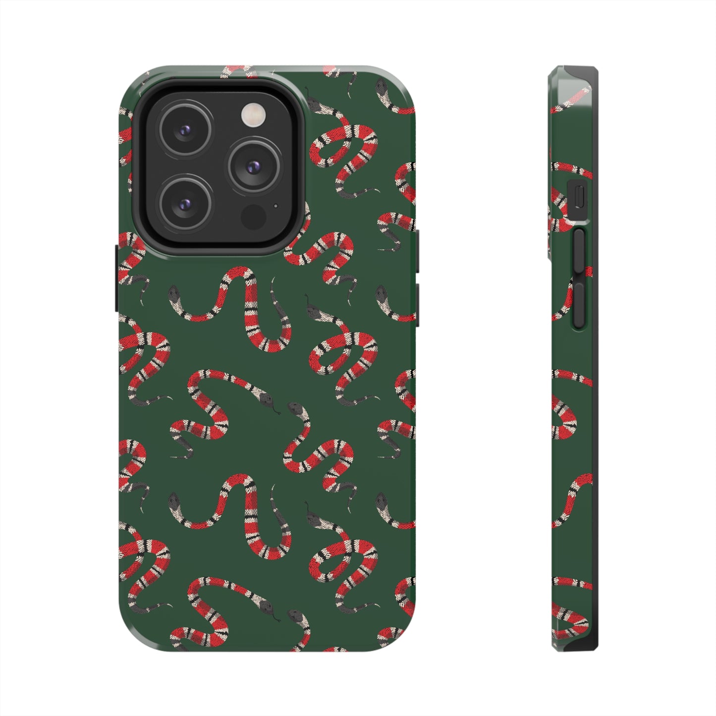 Snake Pattern Tough iPhone Case