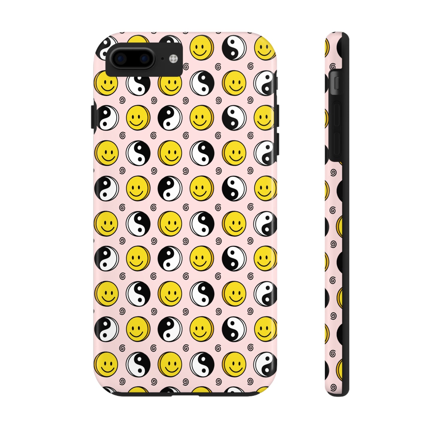 Yin and yang X Smiley Tough iPhone Case