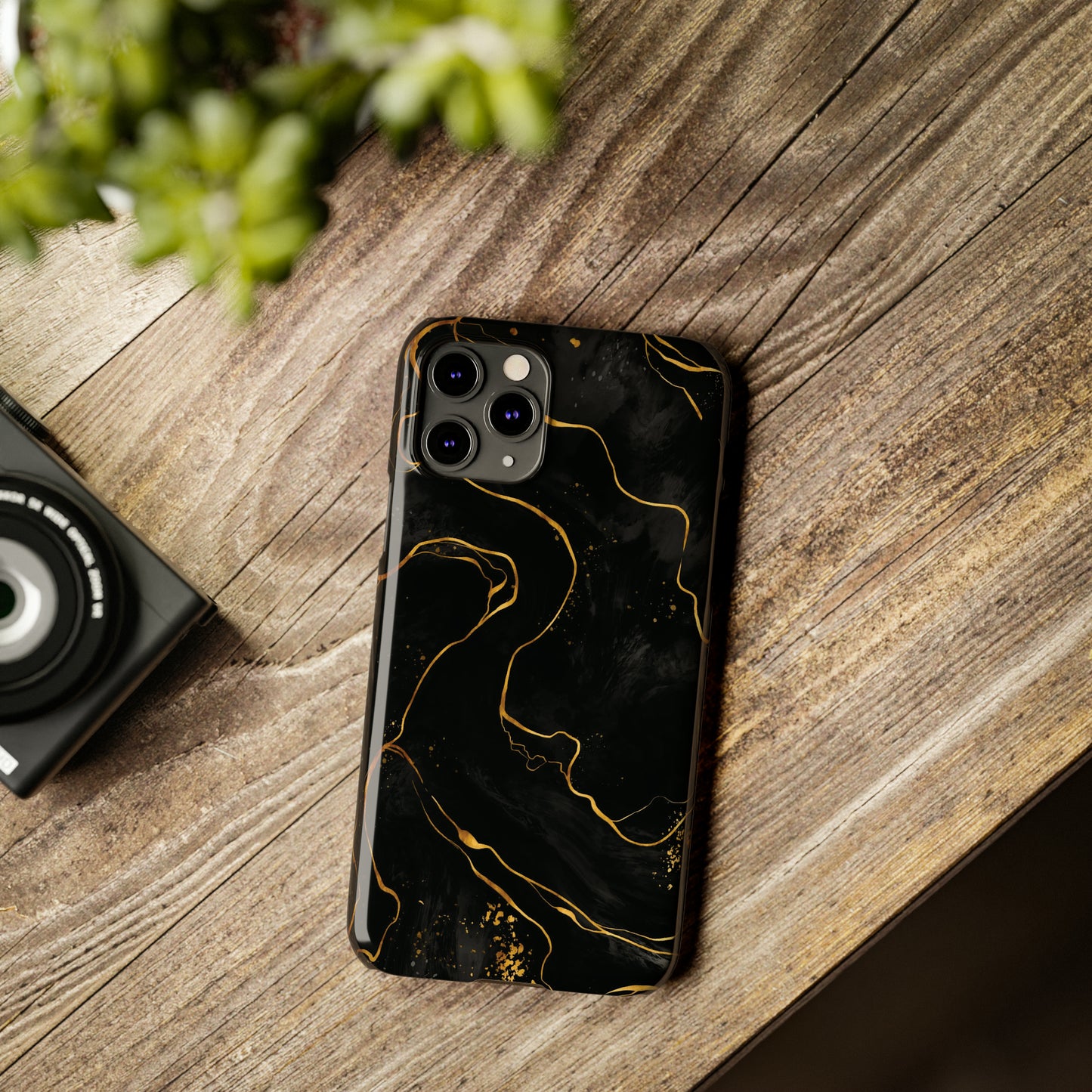 Black Mirage Snap Case