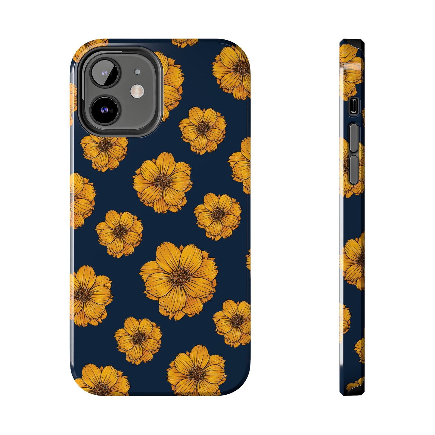 Sunflower Glimmer Tough iPhone Case