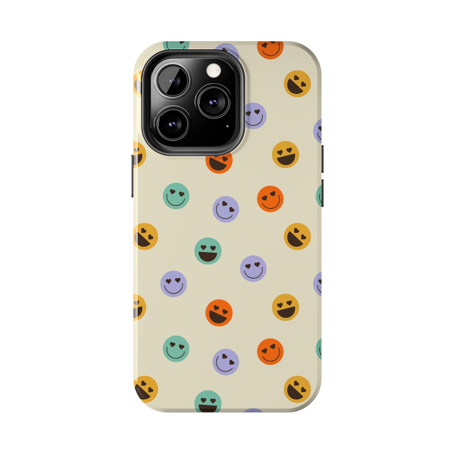 Smileys from 70s Tough iPhone Case