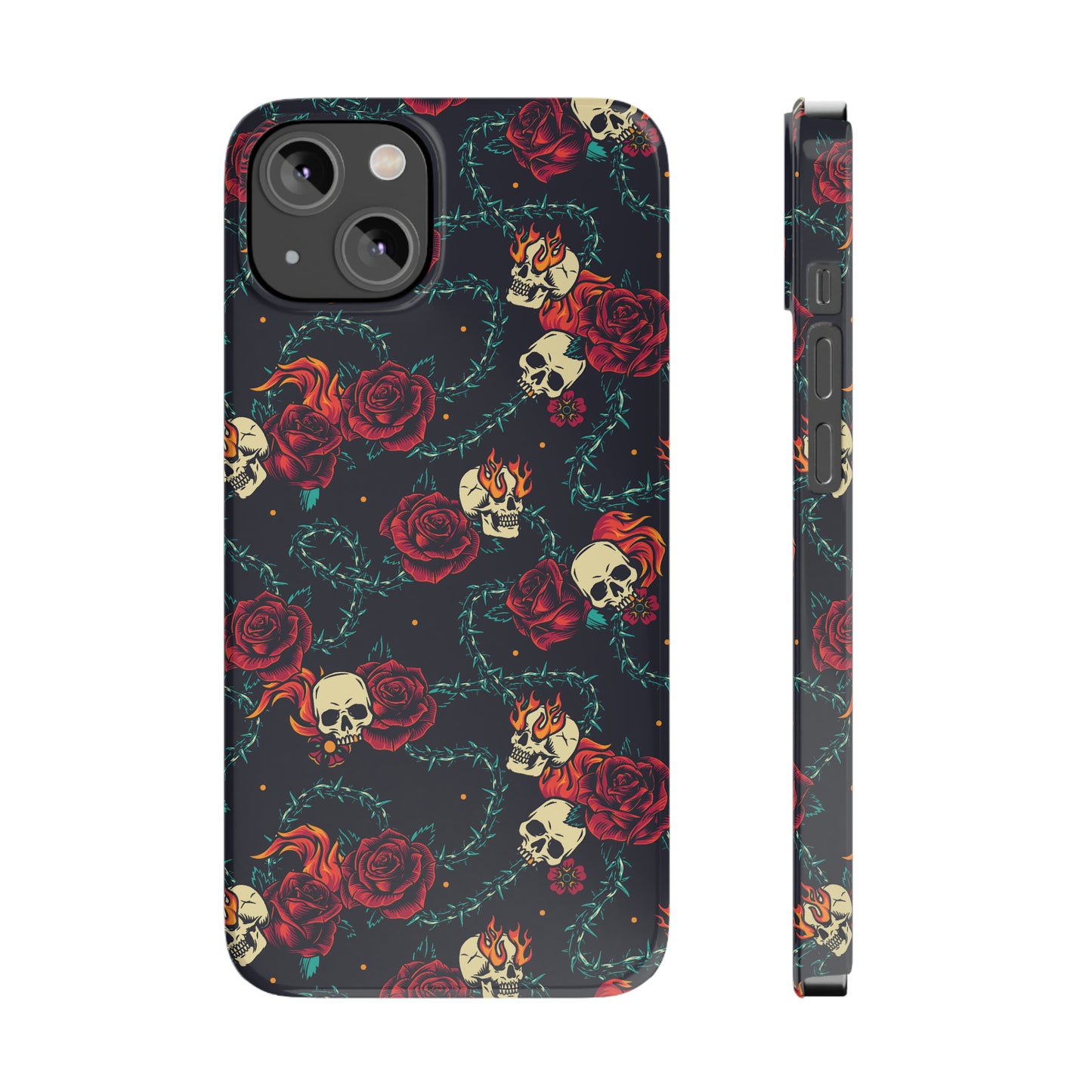 Skulls & Roses Snap Case