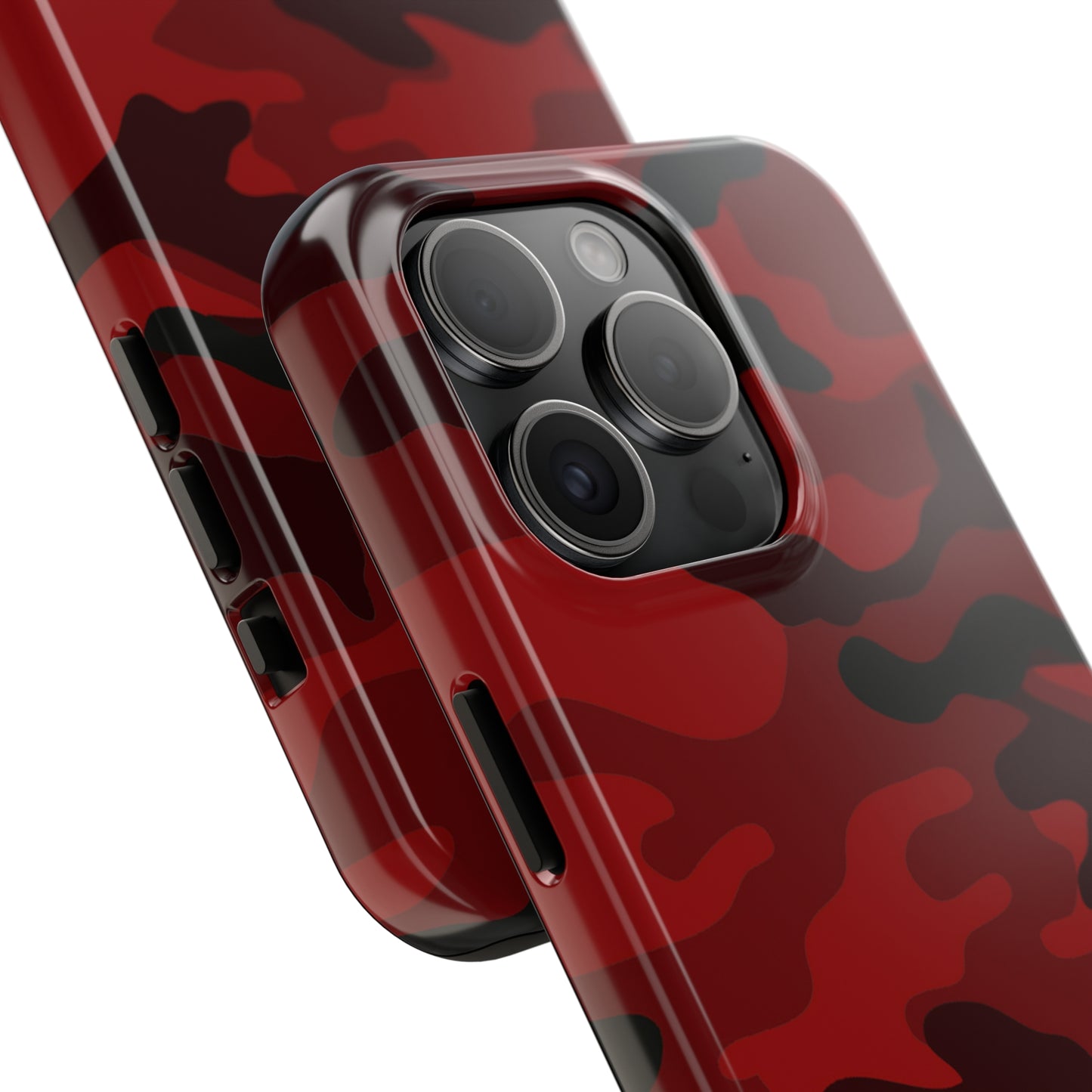 Red Camouflage Tough Case