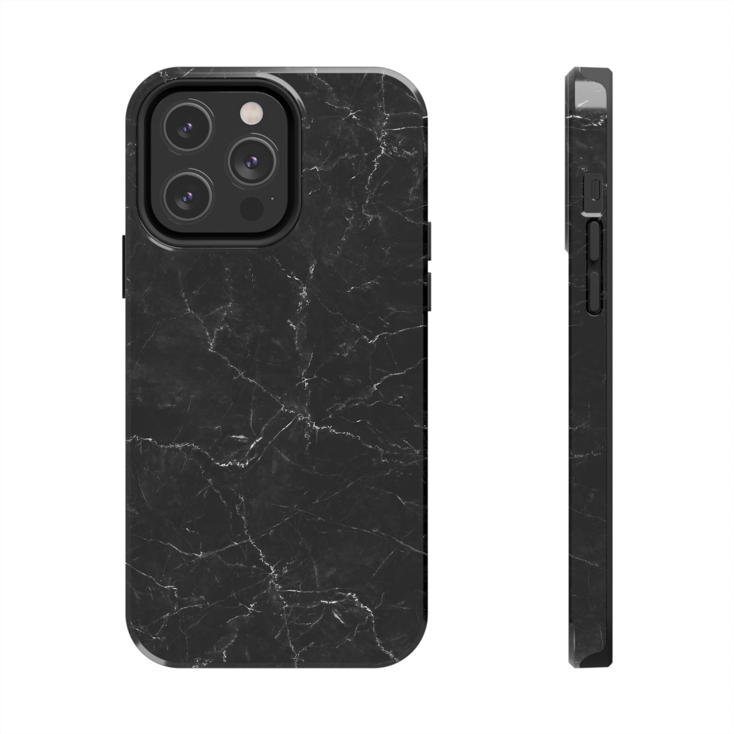 Marquina Black Tough iPhone Case