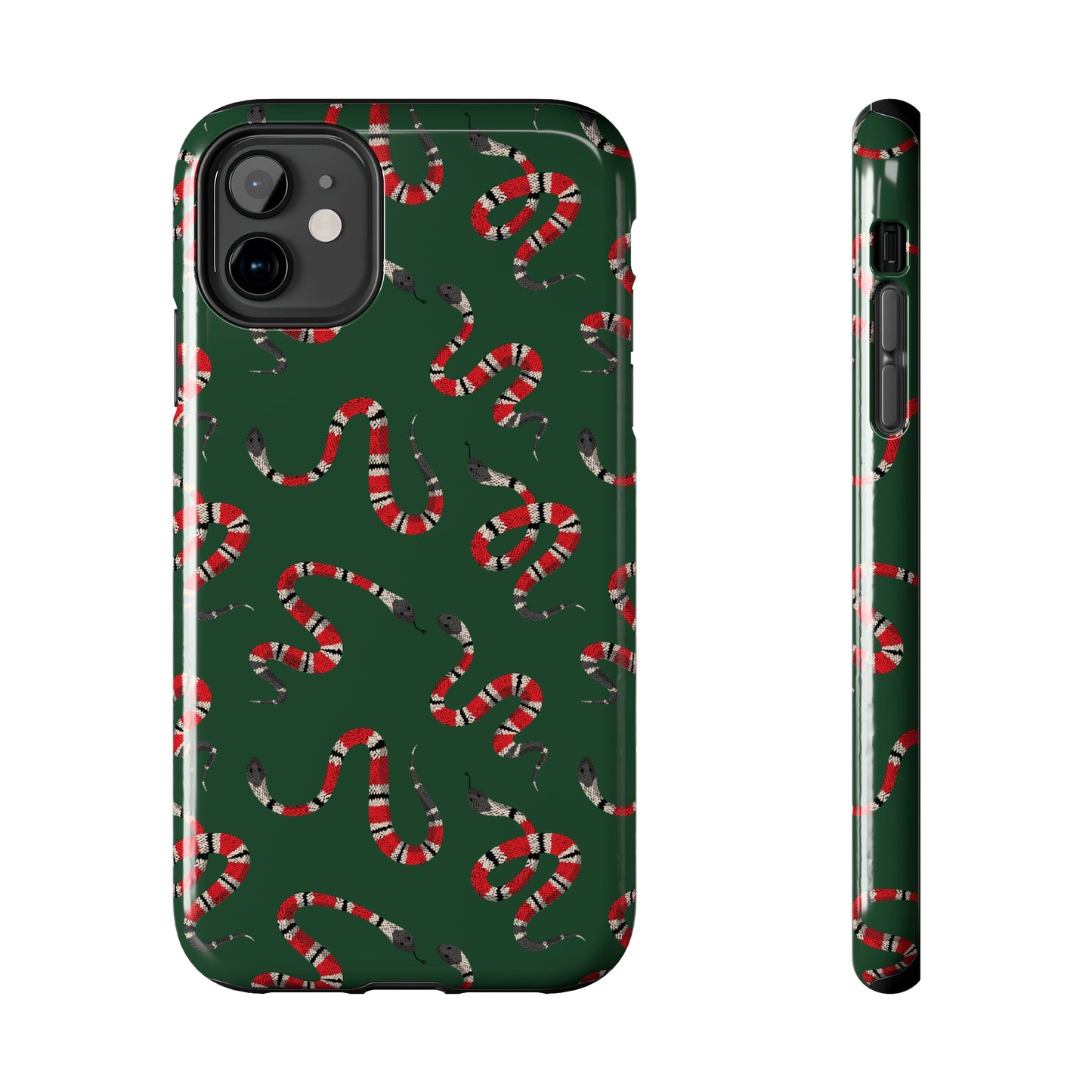 Snake Pattern Tough iPhone Case