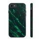 Dark green marble pattern Tough Case