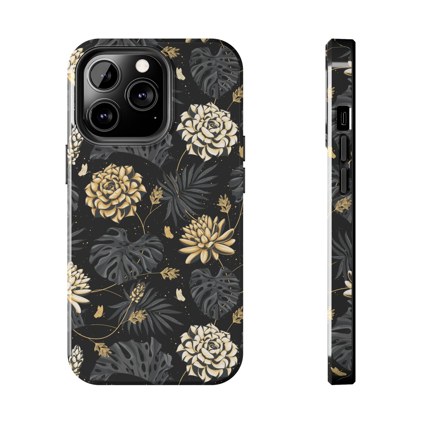 Golden Bloom Tough iPhone Case