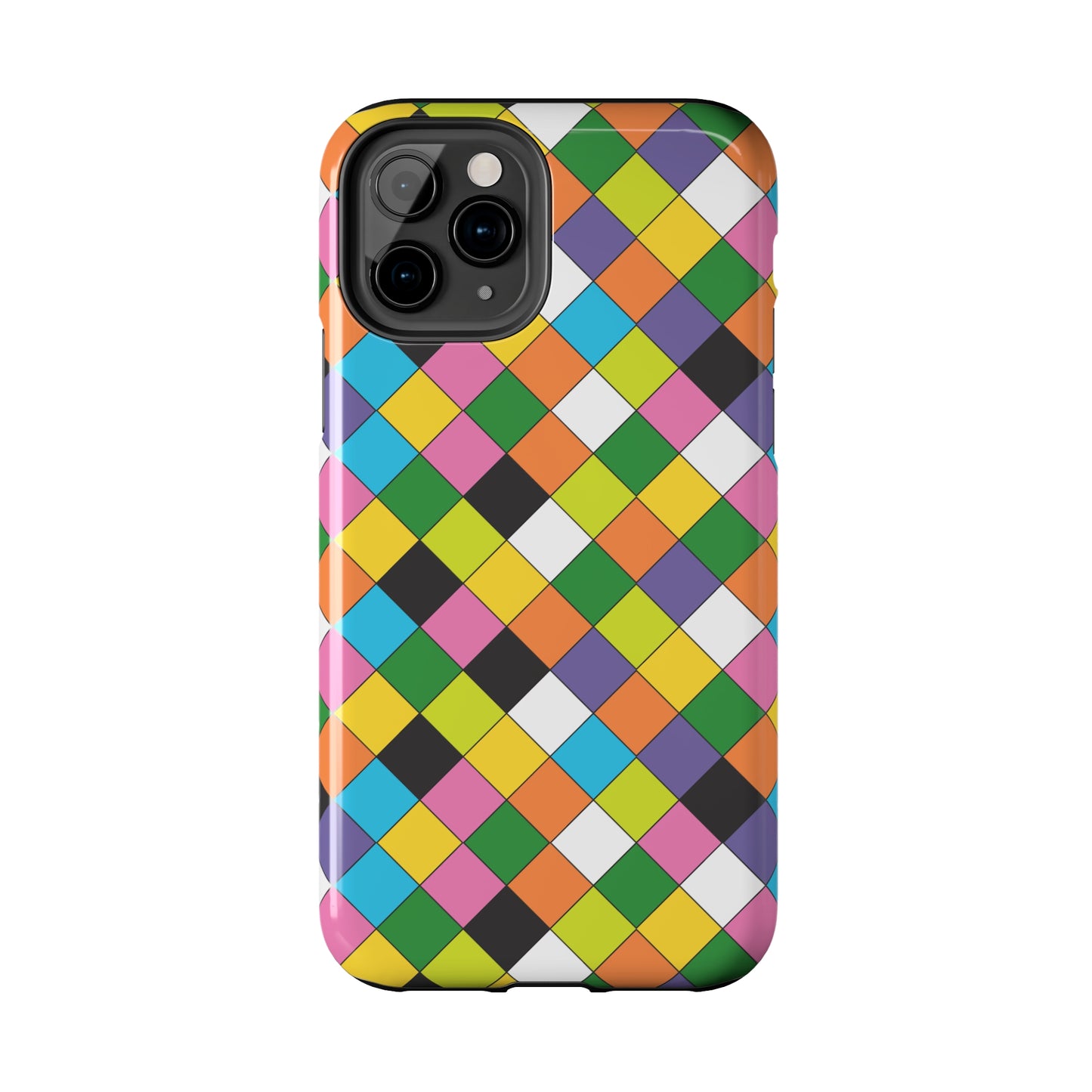 Cross Checkers Tough iPhone Case