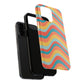 Wavy Pattern Tough iPhone Case