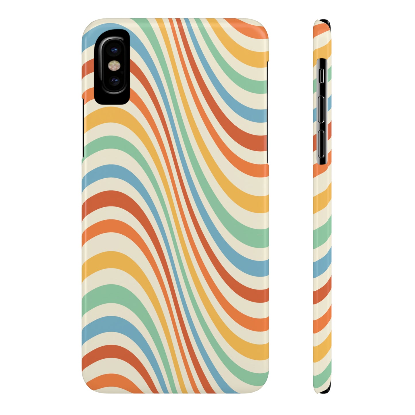 Retro Swirl Snap Case