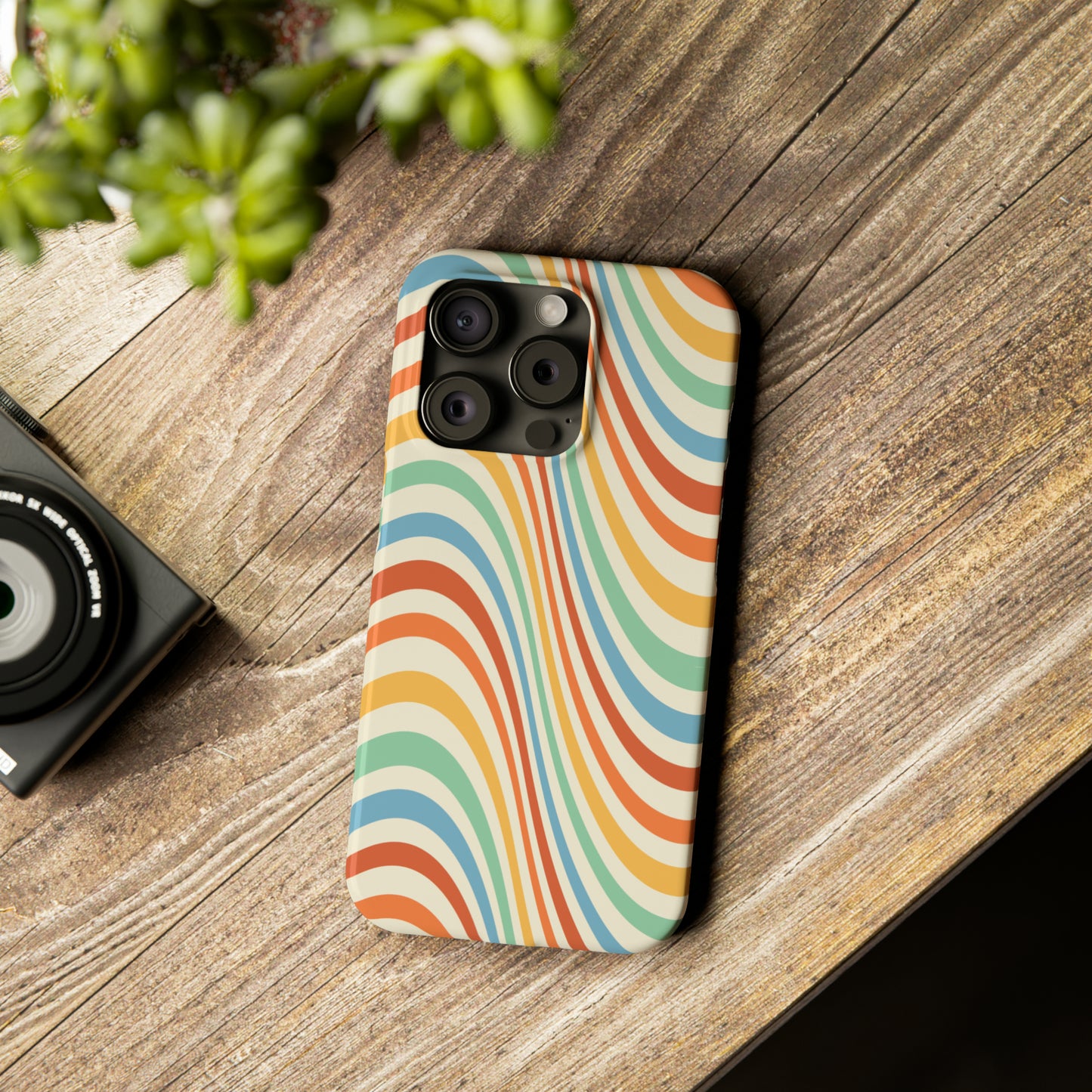 Retro Swirl Snap Case