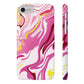 Acid marble pattern Snap Case