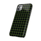 Green Grid Snap Case