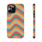 Wavy Pattern Tough iPhone Case