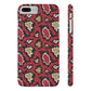 Red Snake Skin Snap Case