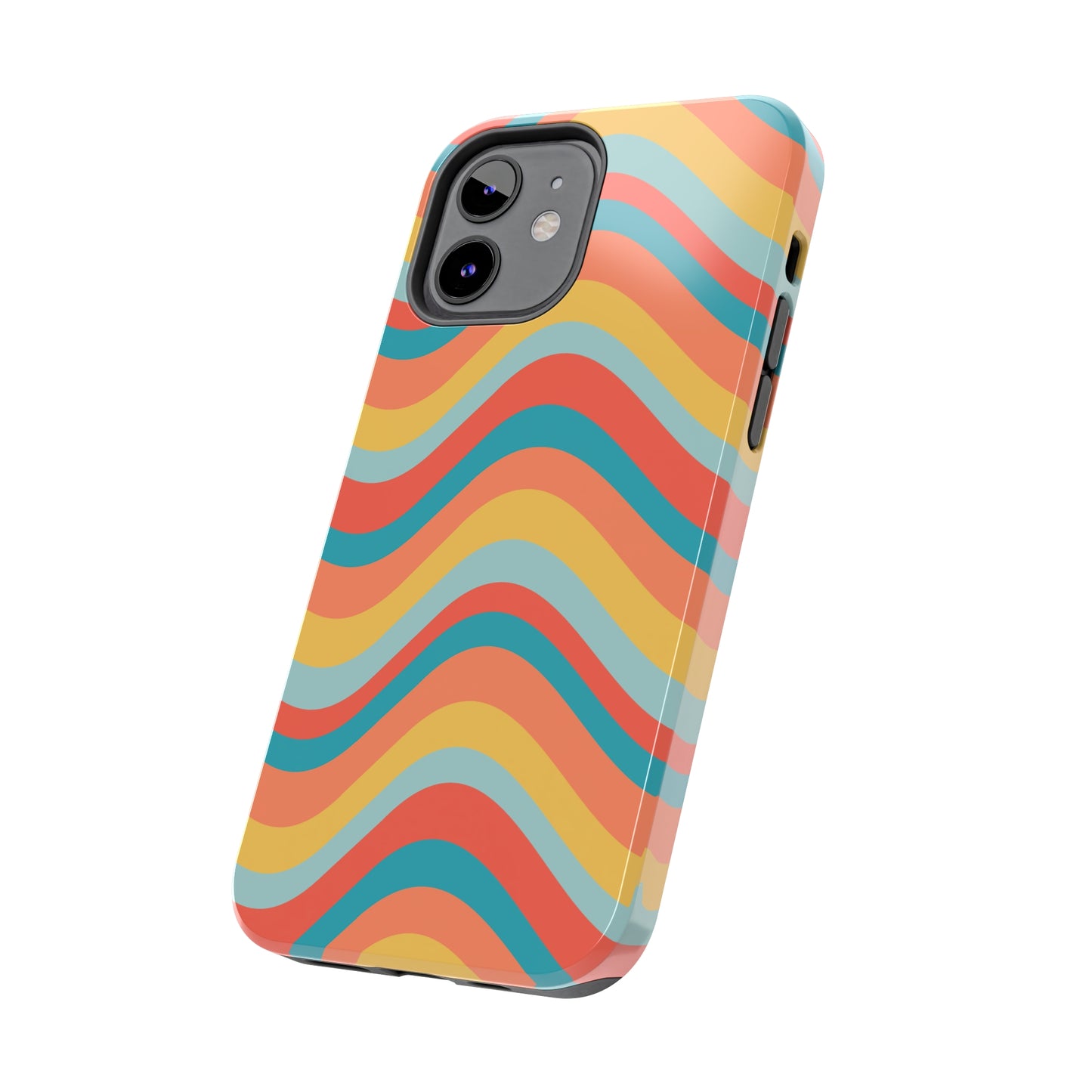 Wavy Pattern Tough iPhone Case