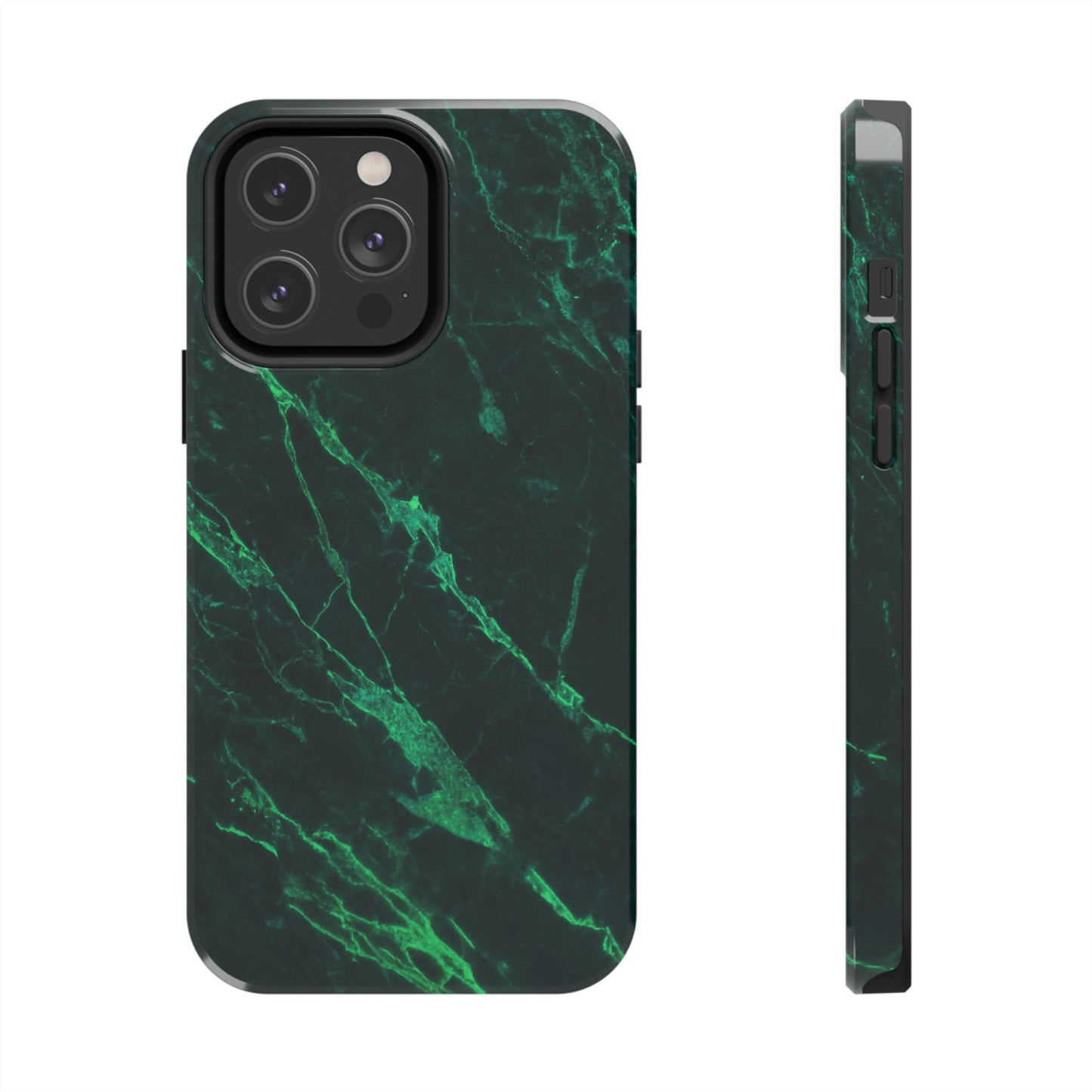 Dark green marble pattern Tough Case