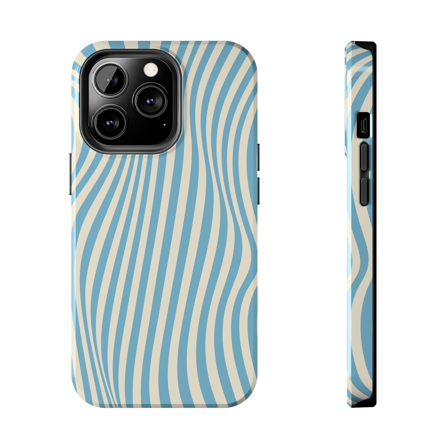 Aqua Swirl Tough iPhone Case