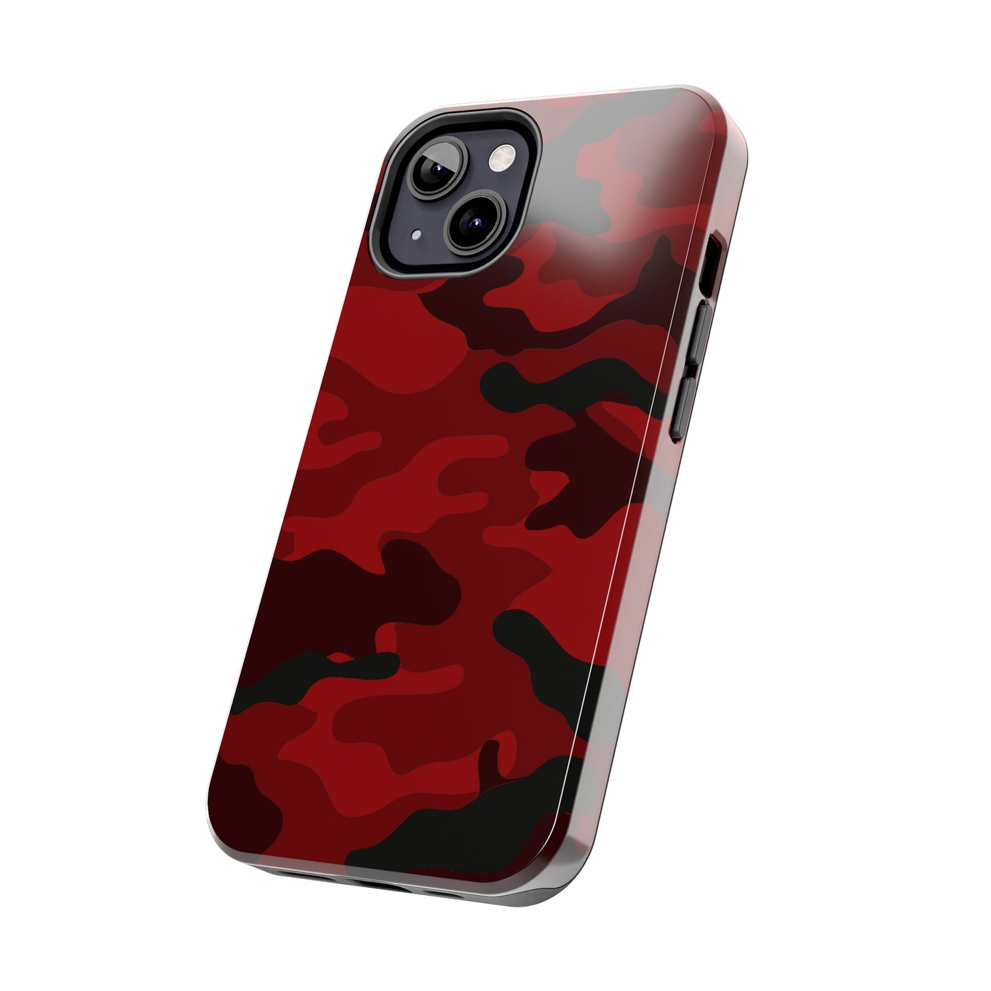 Red Camouflage Tough Case