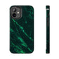 Dark green marble pattern Tough Case