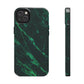 Dark green marble pattern Tough Case