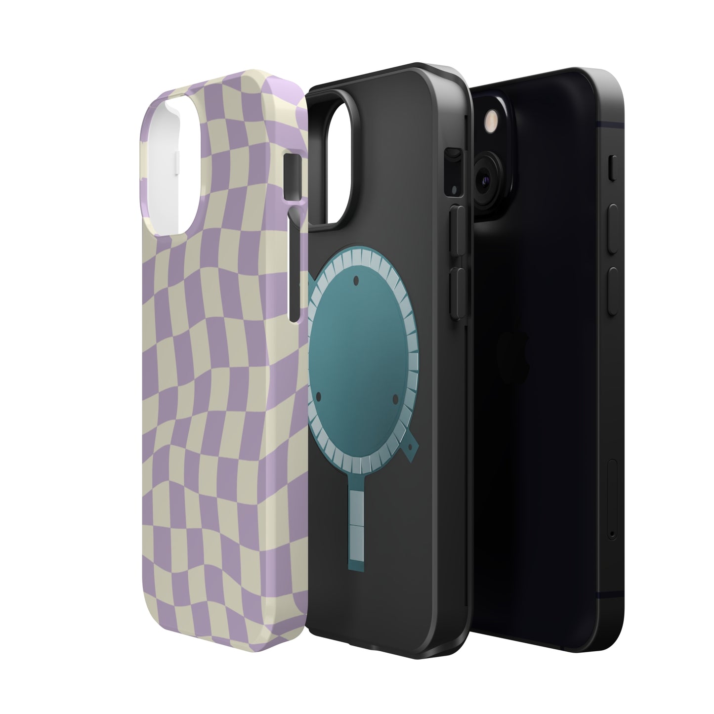 Lavender Crazy Checkers MagSafe Tough Case