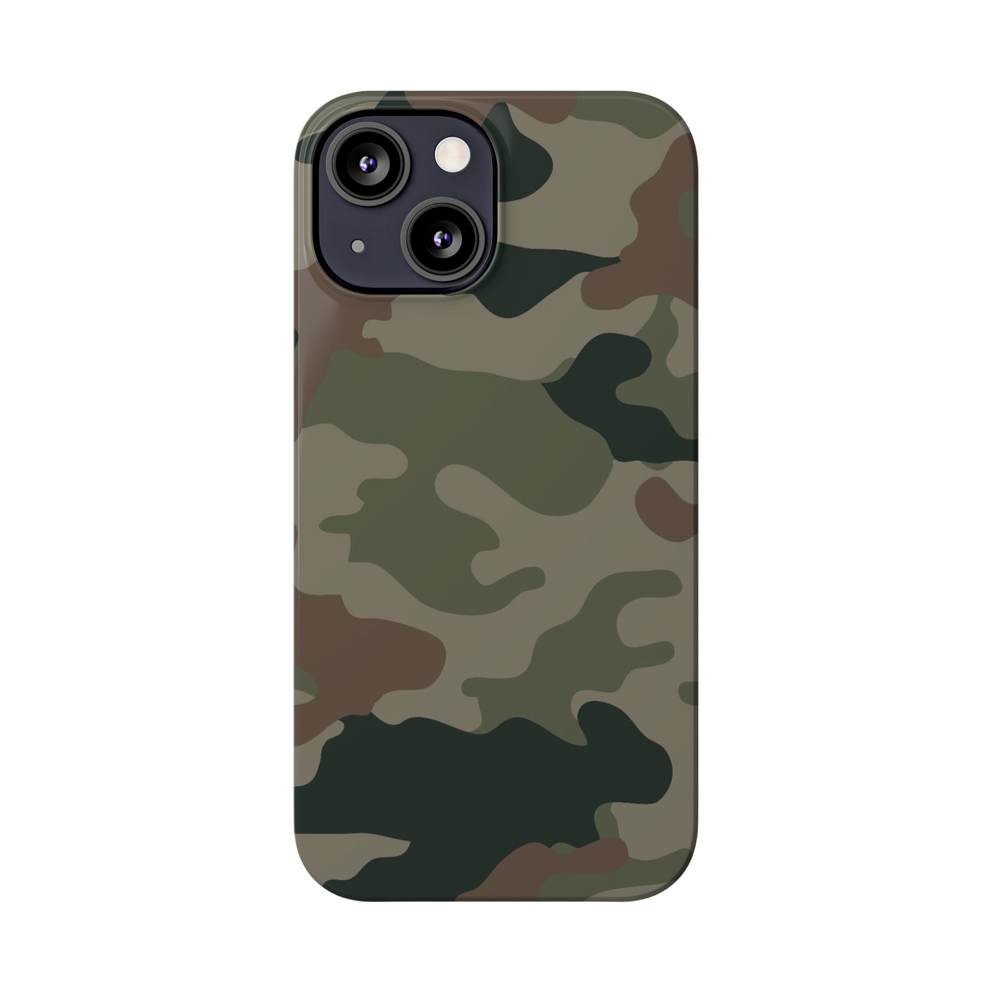 Dark Camouflage Snap Case