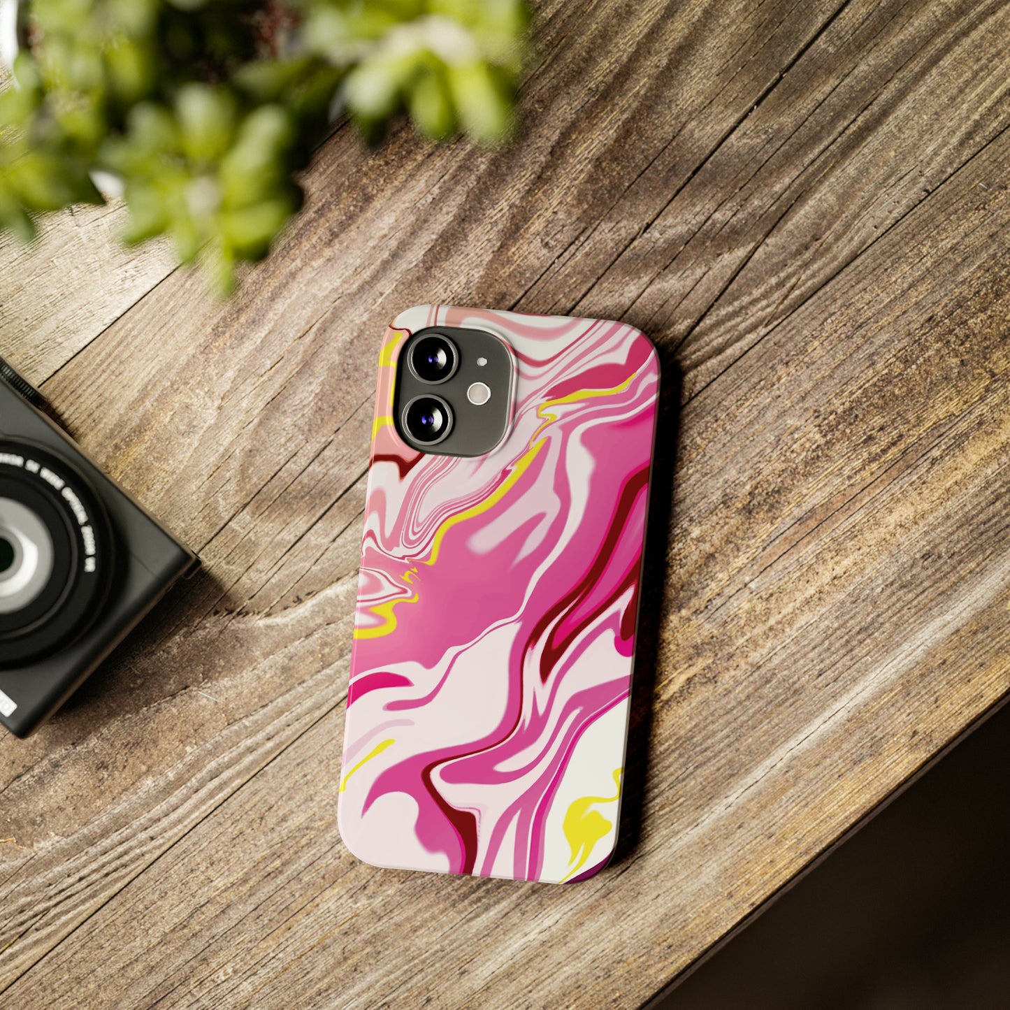 Acid marble pattern Snap Case