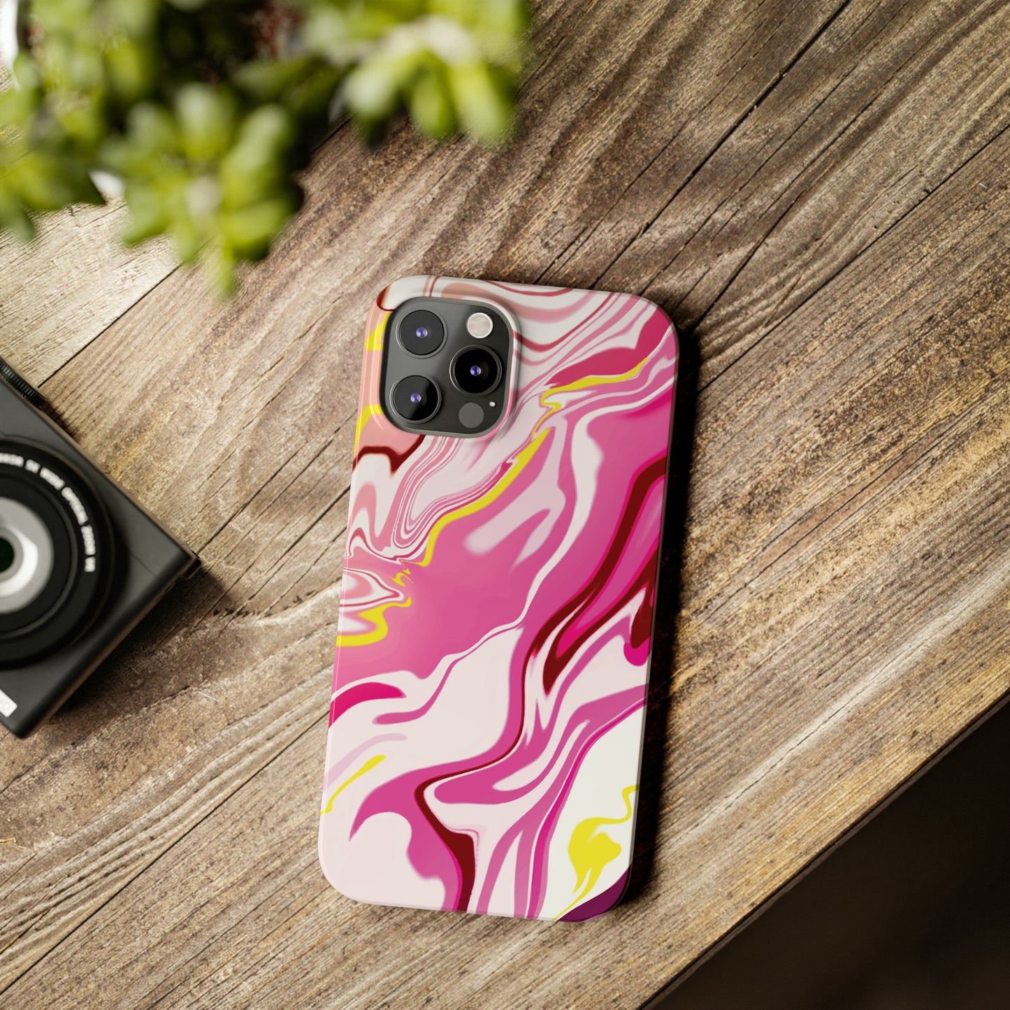 Acid marble pattern Snap Case