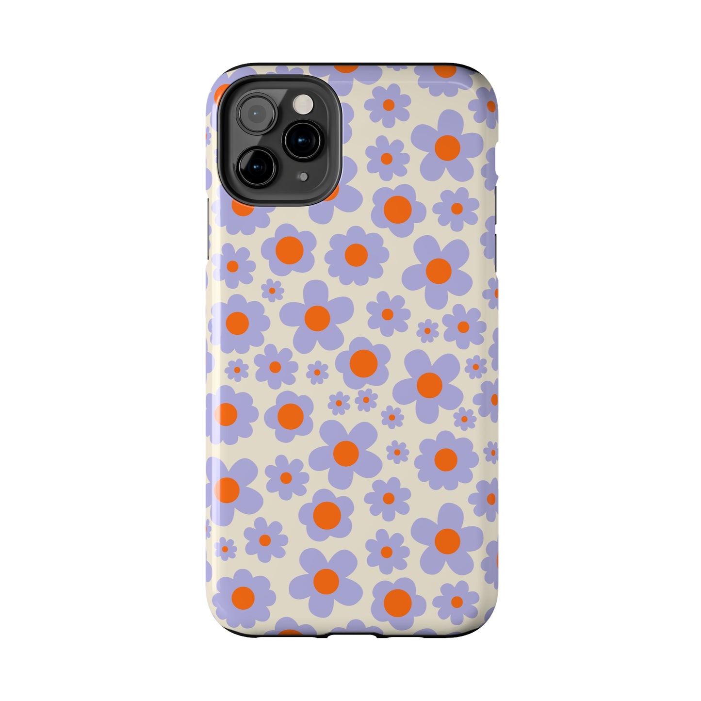 Groovy Flowers Tough iPhone Case