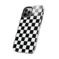 Black and white checks Tough Case