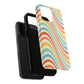 Retro Swirl Tough iPhone Case