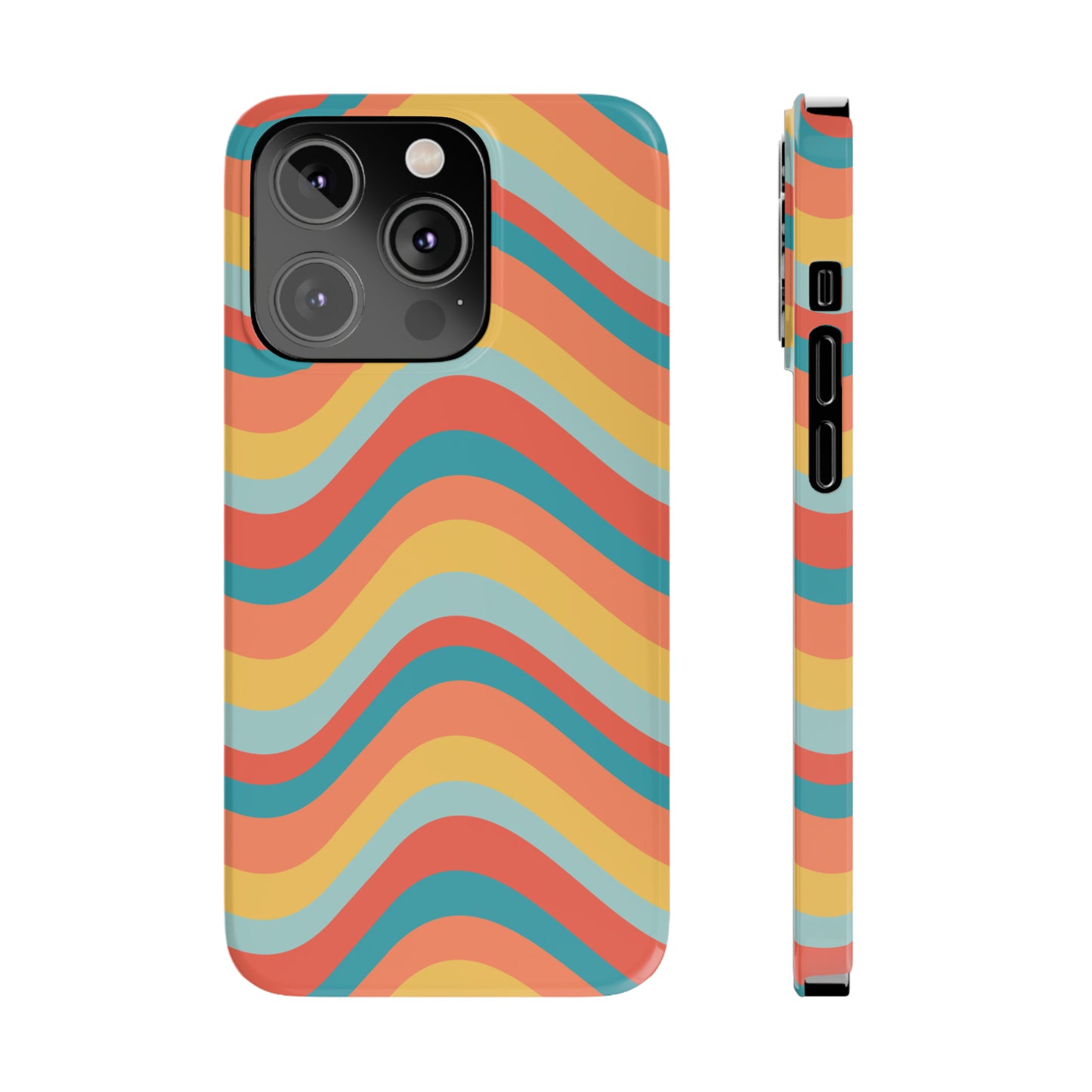 Wavy Pattern Snap Case