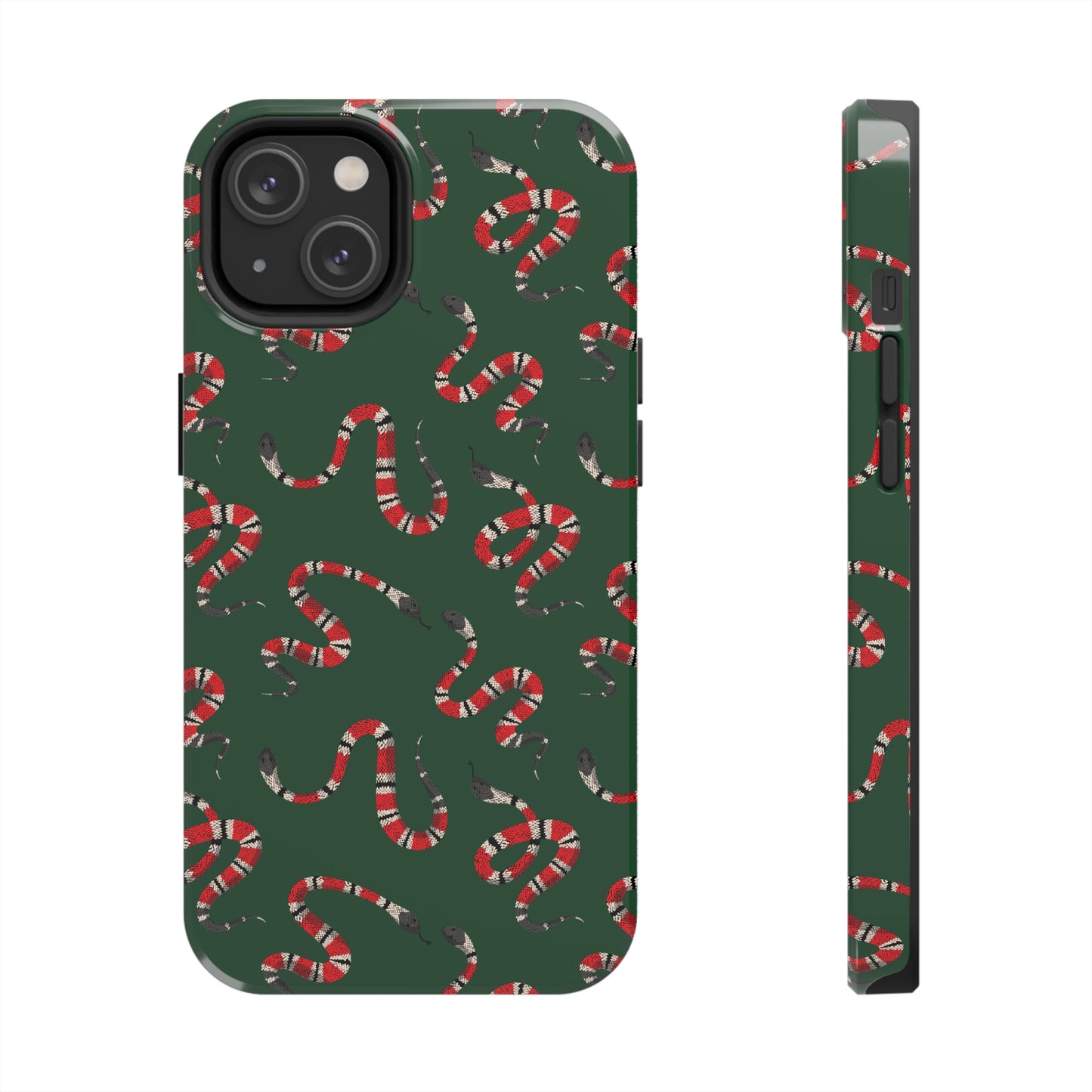 Snake Pattern Tough iPhone Case