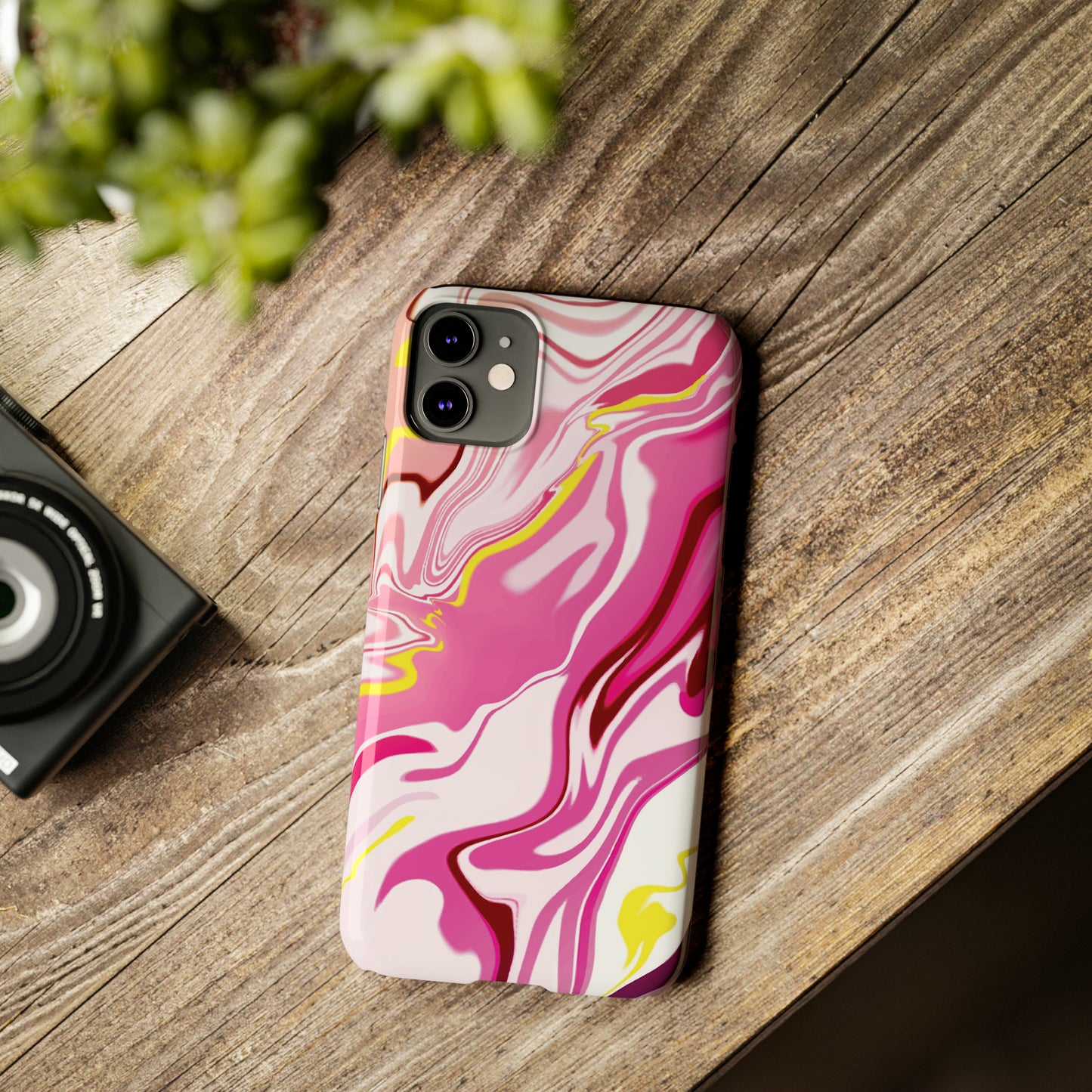 Acid marble pattern Snap Case