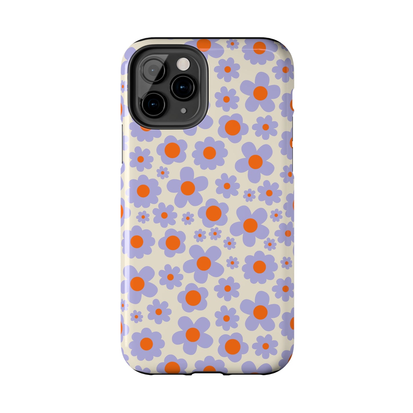 Groovy Flowers Tough iPhone Case