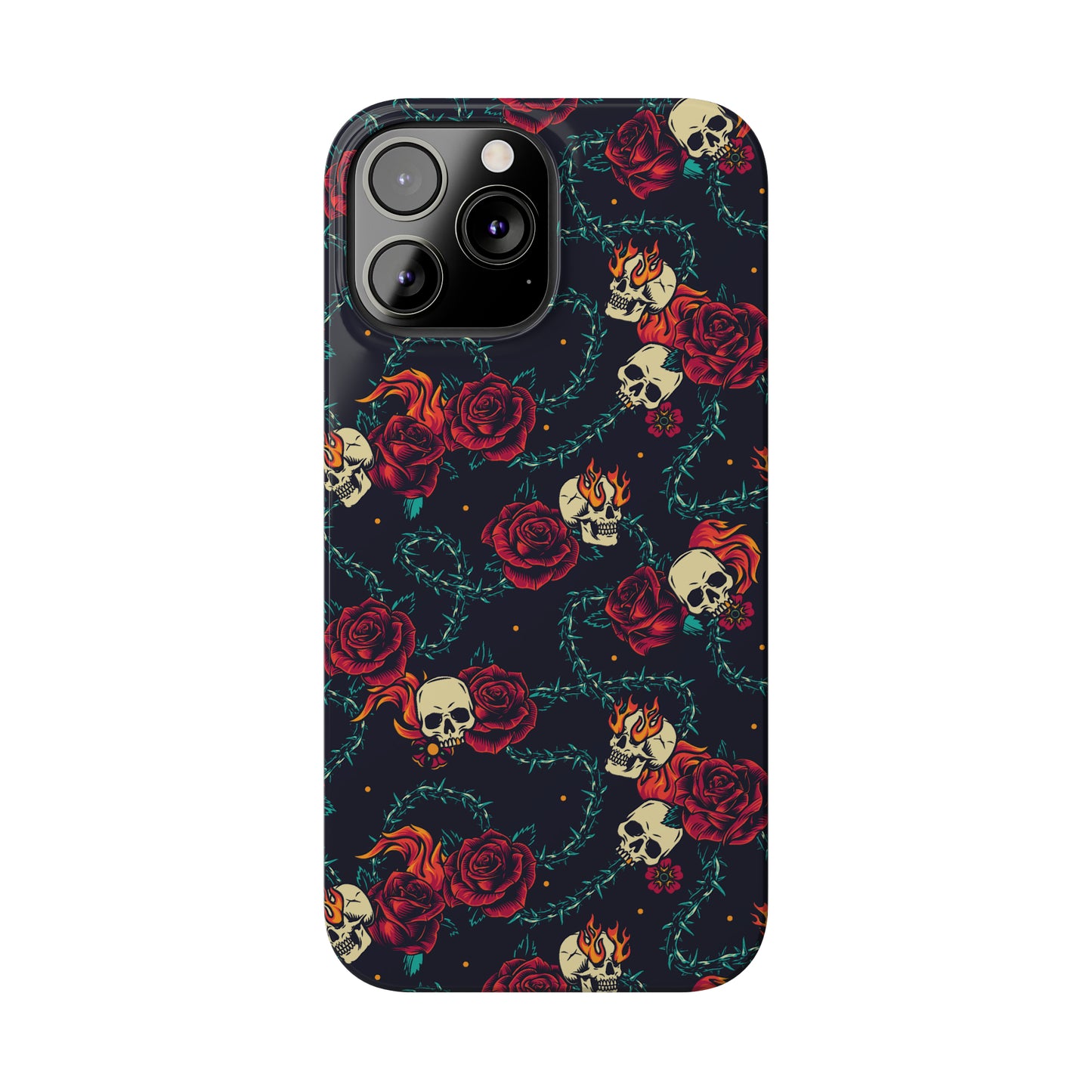 Skulls & Roses Snap Case