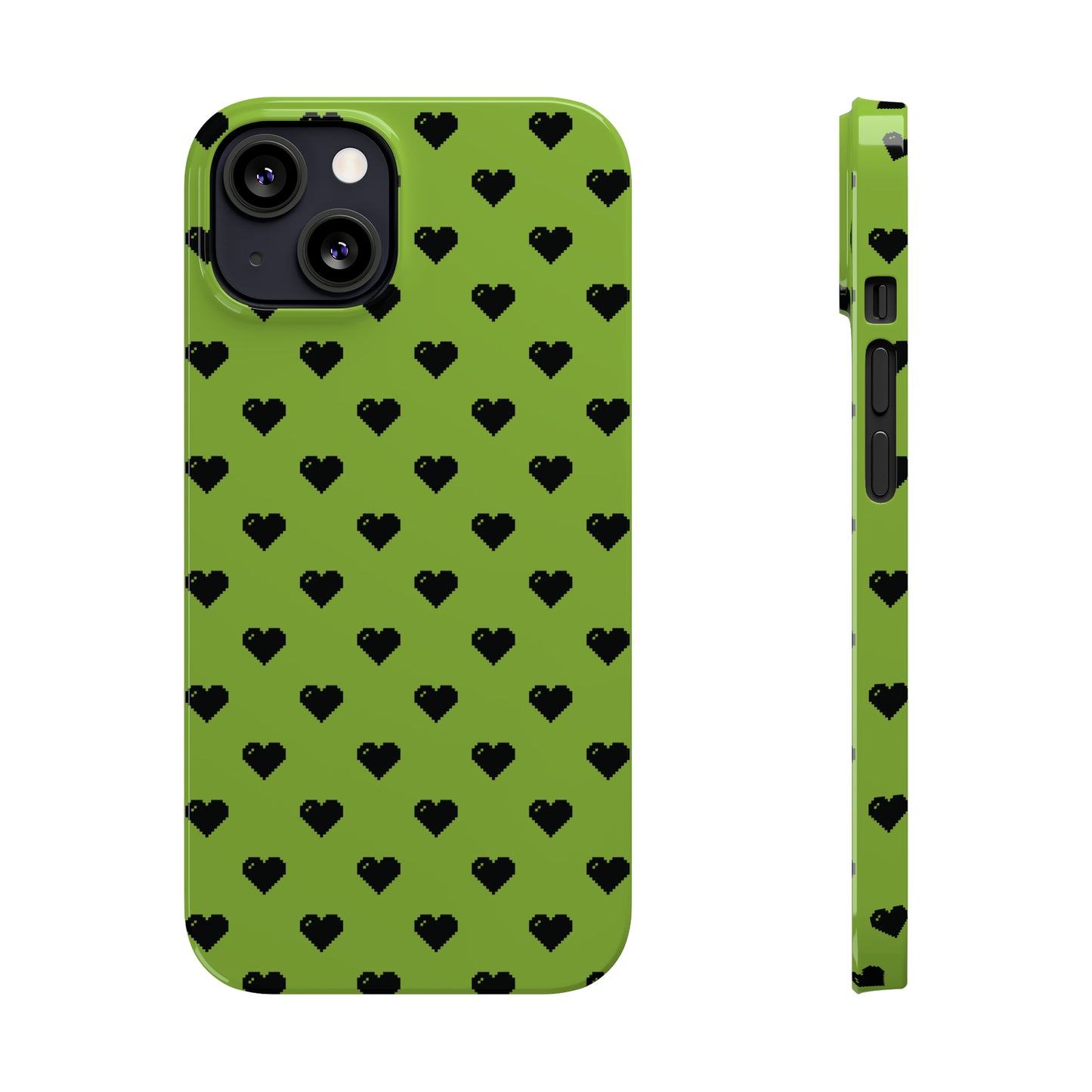 Pixelated Heart Snap Case