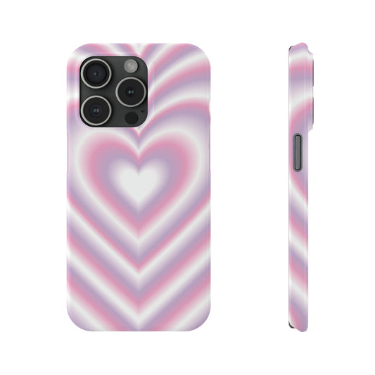 Blurred Heart Snap Case