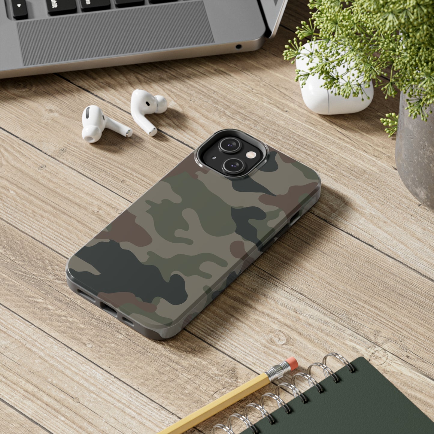 Dark Camouflage Tough Case