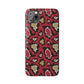 Red Snake Skin Snap Case