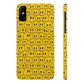 Yellow Squeezer Snap Case