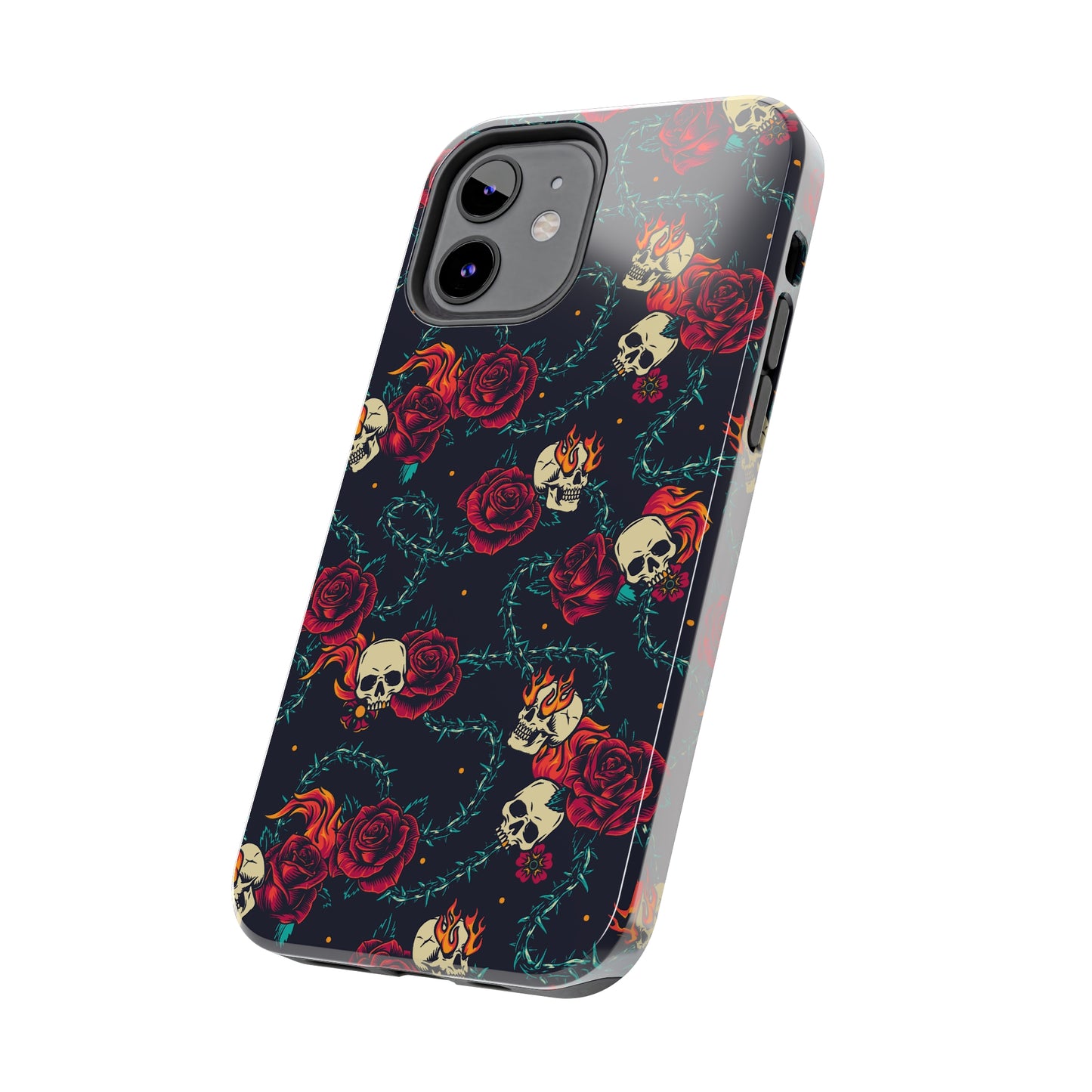 Skulls & Roses Tough iPhone Case