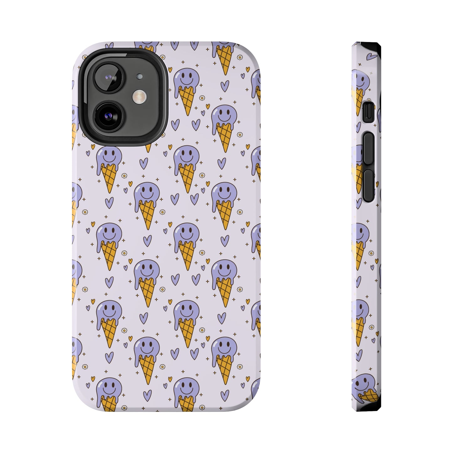 Blueberry Ice Cream Tough iPhone Case