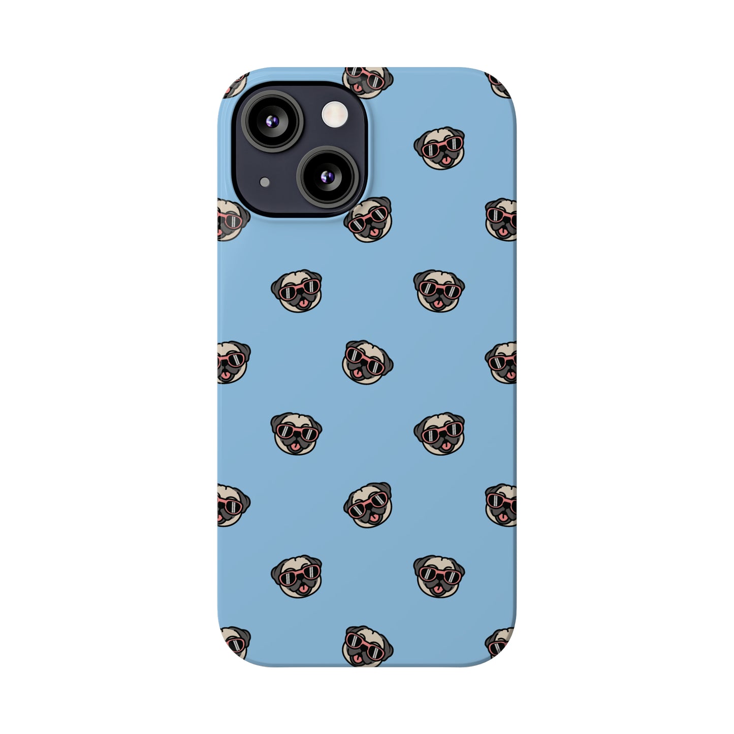 Pug Pattern Snap Case